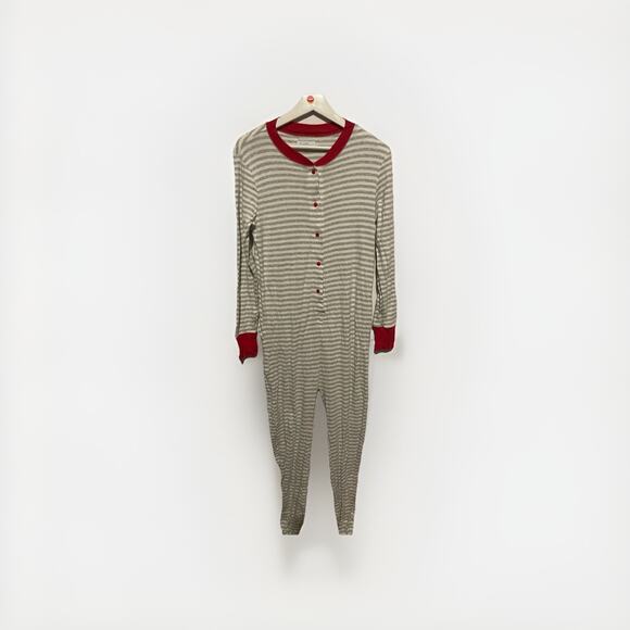 Pajamagram Women’s-Footie 1 Piece Hooded Pajamas Size SM Footed Pjs - Picture 1 of 7
